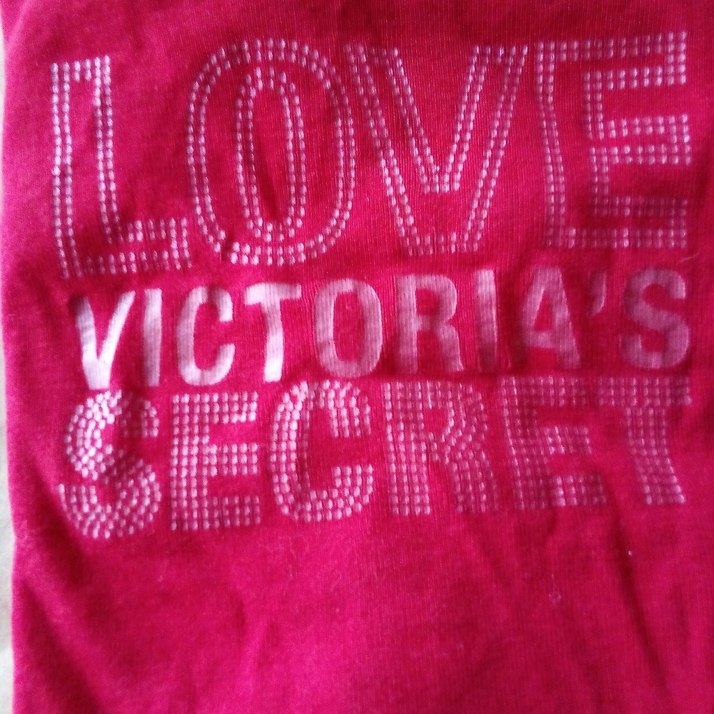 Victoria's Secret Red Graphic Tank Top